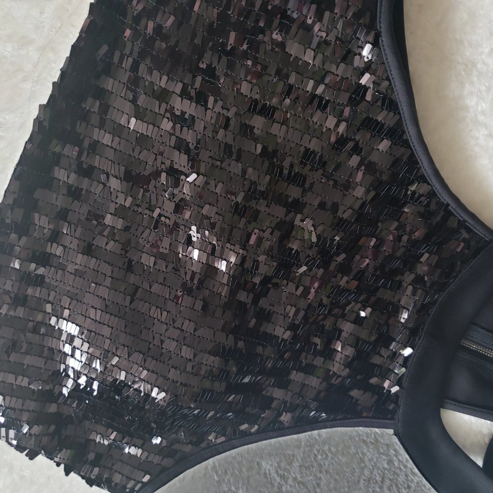 Retro Looking Short Top - Bk (Small) - Worn Once